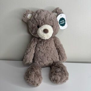 NWT Mary Meyer Small Gray Puddy Bear Teddy Soft Stuffy